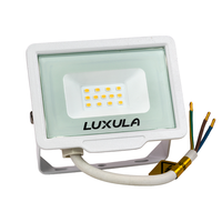 Luxula LED Fluter 10 W 4000 K Neutralweiß Weiß IP65
