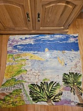 Tropical View Light Gauze Square Womens Scarf...