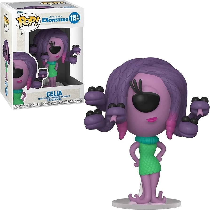 Figura Vinilo Funko POP Celia #1154 Disney Monsters Inc