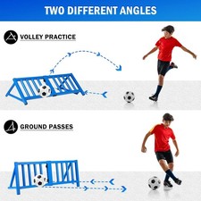 Winthai Soccer Rebounder Board, Blue, Metal Frame, Adjustable, Portable Training