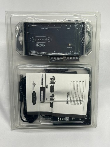 Episode KIT-IR-RPTR-2X6 Repeater, w/Power, connects w/most AV components-NEW - 第 3/4 張圖片