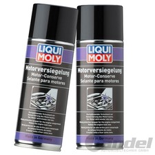 2x 400ml LIQUI MOLY MOTORVERSIEGELUNG MOTORREINIGER MOTOR KONSERVIERUNG SPRAY