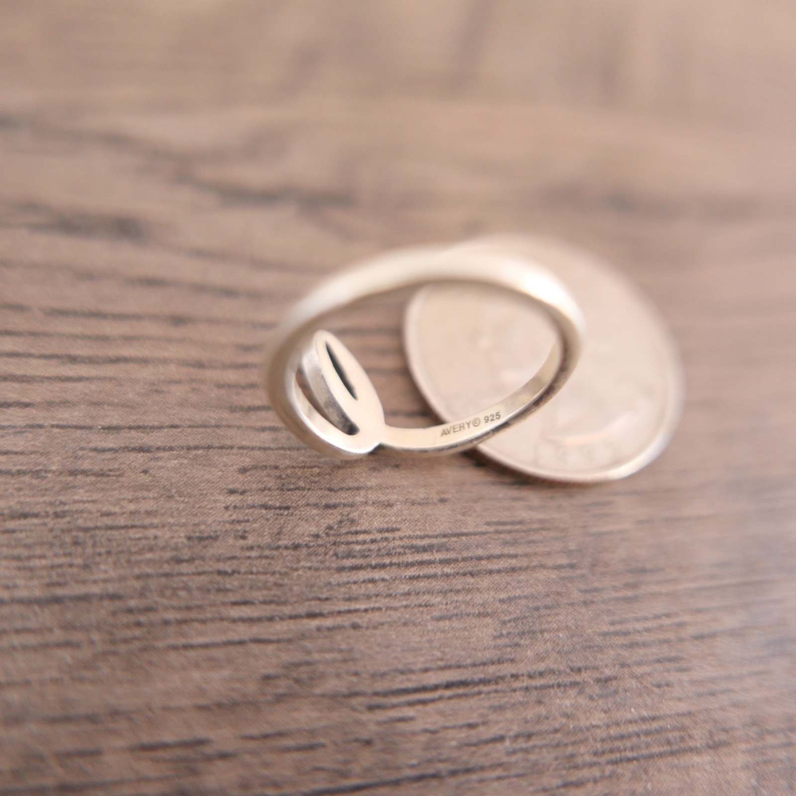 James Avery Script Initial Letter L Ring Size 6.5… - image 2