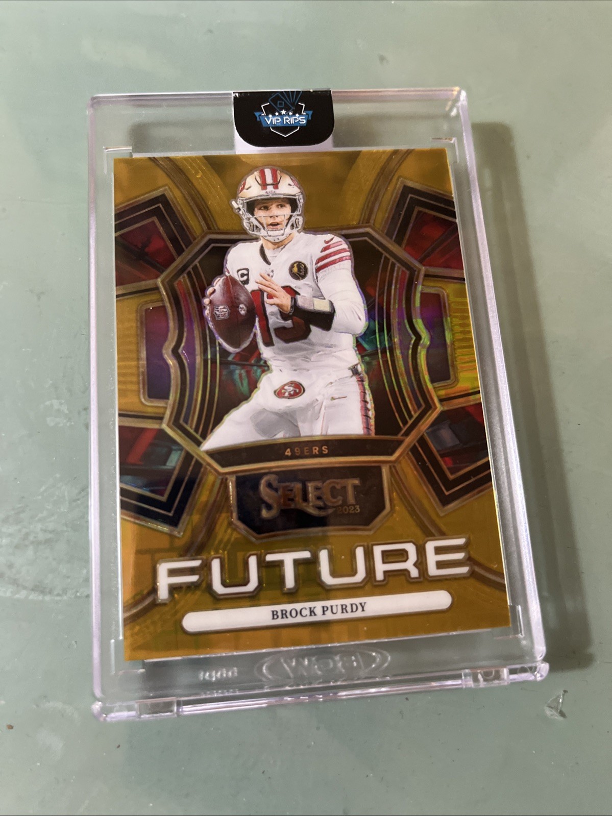 2023 Panini Select - Select Future Brock Purdy Gold Prizm /10!! 49ers