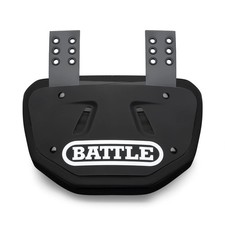 Sports Football Back Plate Hard Shell Lower Back Protector with Contoured F...