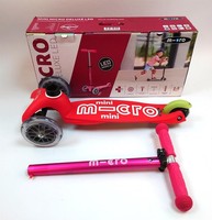 Micro Scooters Mini Micro Deluxe Push Scooter Pink Red MMD075 Kids Outdoor