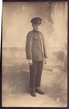 Photo Card "Young Boy Wearing Stem And Headband Cap"