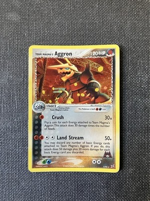 Team Magma's Aggron 7/95 Team Magma vs Team Aqua Holo