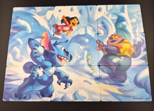 Disney Lorcana - Winterspell - 9 Cards Puzzle Art - Snowball Fight - Lilo Stitch