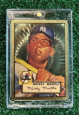 Mickey Mantle-New York Yankees Rookie Card Novelty 24k. GOLD (🔥HOT NEW ITEM🔥)