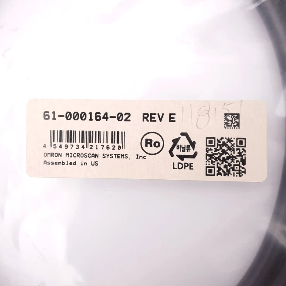 Omron 61-000164-02 MICROSCAN Cable for Code Readers, M12 12-Pin to DB9F, 2m - Image 2 of 4