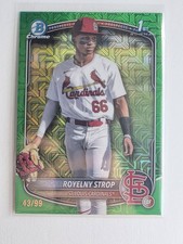 2025 Bowman Chrome Mega Box 69/99 Mojo Refractor Royelny Strop #BCP-221