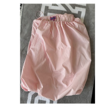 EDITED Pink Bubble Hem Poplin Short Skirt XS Women