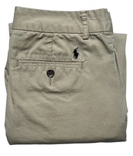 Polo Ralph Lauren Boys Sz 14 Classic -Fit Chino Pants Cotton Khaki Comfort-1710