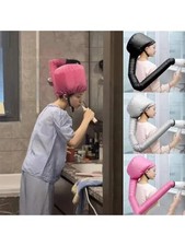 1x Portable Soft Hair Drying Cap Bonnet Hood Hat Blow Dryer Attachment Professio