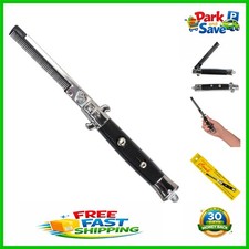 Fun 9 Inch Stainless Steel Switch-Blade Comb - Great for Collectors and Grooming