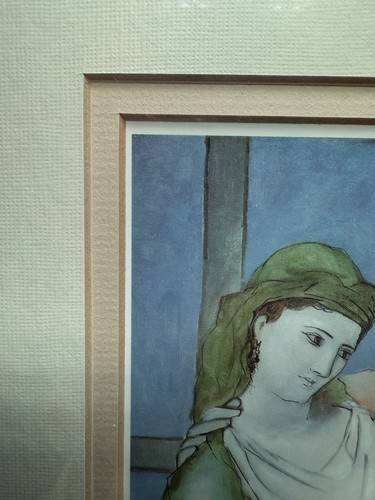 Vintage-The Lovers Pablo Picasso- Framed (11” T )(9” W) - Picture 5 of 7
