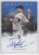2020 Panini Chronicles Origins Signatures Blue 17/25 Dylan Cease #12 Auto m7b