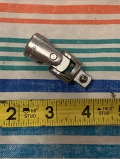 Vintage Par-X UJ80 3/8" Drive Universal Joint Swivel Adaptor USA U Extension