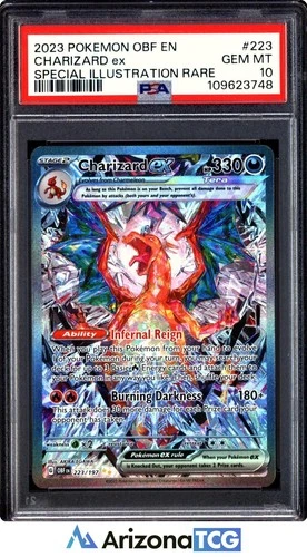 Charizard Ex Obsidian Flames 2023 Charizard Ex Obsidian Flames #223 Full Art