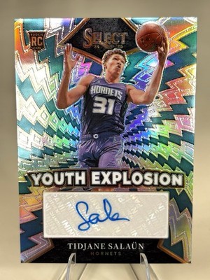 2024-25 Panini Select - Youth Explosion Signatures Tidjane Salaun #YE-TID...