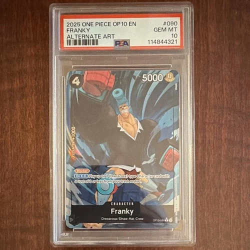 2025 One Piece OP10-Royal Blood Franky Alternate Art 090
