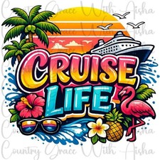 Sublimation Print Cruise Life Ready To Press Heat Transfer Ink Paper