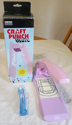 Marvy Uchida Craft Punch Mate Pink, Lightly Used