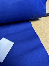 5 Metres Royal Blue Lightweight Cotton Blend Deadstock Fabric