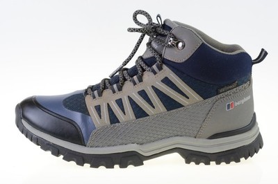 Berghaus Explorer Mid Waterproof Grey/Navy 63549 Junior Wanderschuhe Gr. UK 4