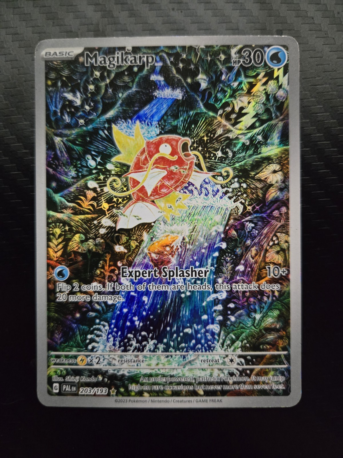 Pokemon Magikarp * Illustration Rare * Paldea Evolved* 203/193