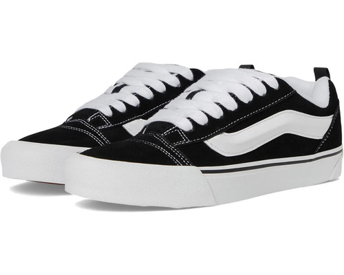 Vans Unisex Knu Skool Shoe, Black/True White