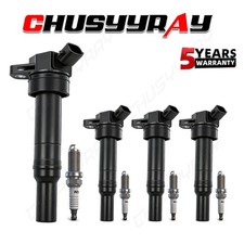   4 Ignition Coil Spark Plug for Hyundai Elantra Tucson Kia Forte Soul UF651