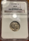 1913 Buffalo Nickel 5c NGC MS65 Gem Uncirculated Toned
