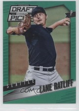 2014 Panini Prizm Perennial Draft Picks Green Prizm 6/35 Lane Ratliff #61 4z4
