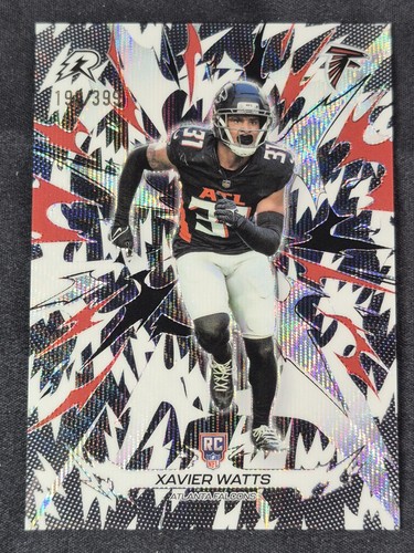 Xavier Watts 2025 Topps Resurgence Silver Wave 192/399 #105 Atlanta Falcons