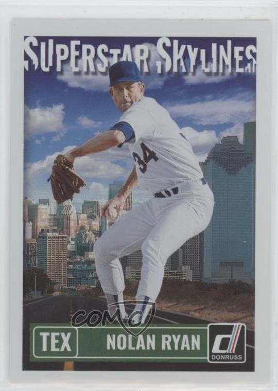 2023 Panini Donruss Superstar Skylines Nolan Ryan #SKY5 HOF e8a