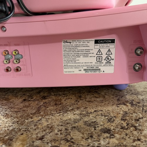 Disney Princess 19" CRT TV DVD VCR VHS Player Combo COMPLETE  DT1900 LOCAL ONLY - Picture 12 of 21