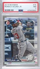 2019 Bowman Ronald Acuna Jr Ronald Acuña Jr #78 PSA 7 1c7