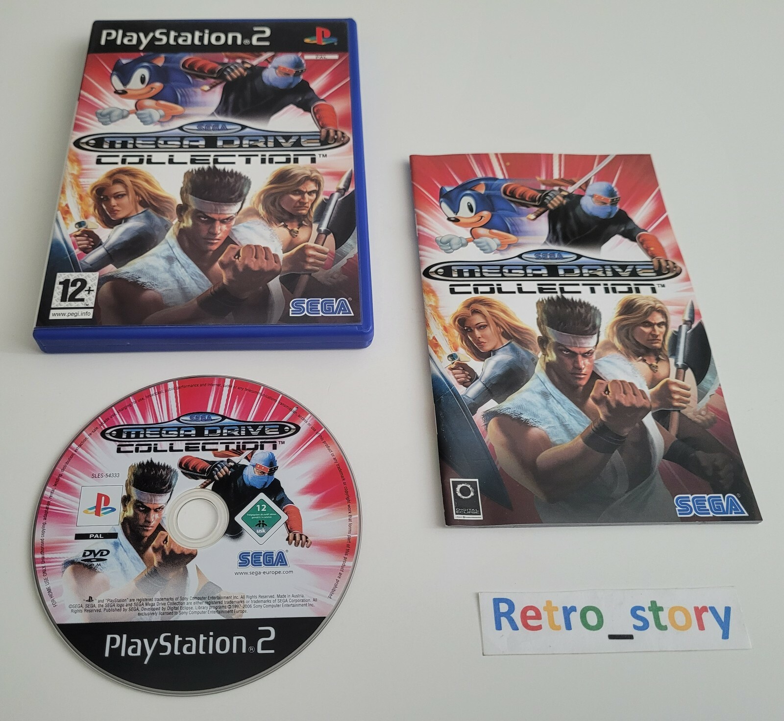 Sony Playstation PS2 - SEGA Mega Drive Collection - PAL