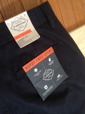  new-with-tags  32x32 St. John's Bay cotton Worry-Free Chino, Classic Fit, navy