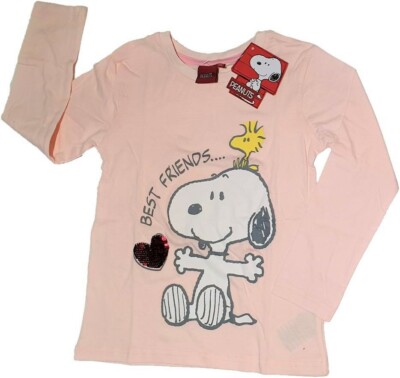 Snoopy Langarmshirt T-Shirt Shirt Mädchen Gr.110-122