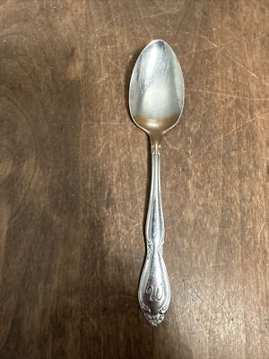 Custom Craft Monogram, W, Stainless Steel Teaspoon