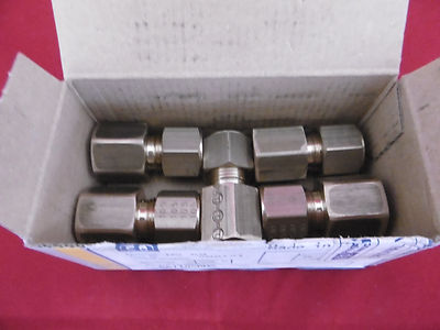 5x Parker Ermeto Aufschraub-Schneidringverschraubung GAI10SRMS NEU OVP