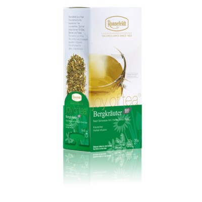 Ronnefeldt 2x Bergkräuter BIO ''Joy of Tea'' - Kräutertee | Nach Schweizer