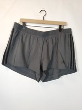 Adidas Women's Pacer 3 Stripe Woven Polyester Gym Shorts. Size XL