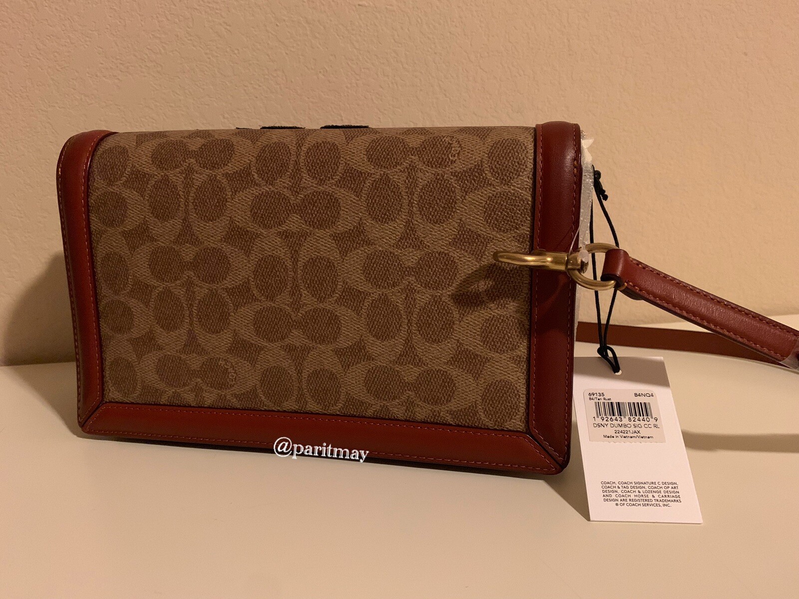 Disney X Coach Signature Riley With Embellished Dumbo RARE (NEW WITH TAG) image 5