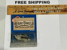 VINTAGE Early Times Kentucky Whiskey MANN'S FINN MANN ADVERTISING FISHING LURE