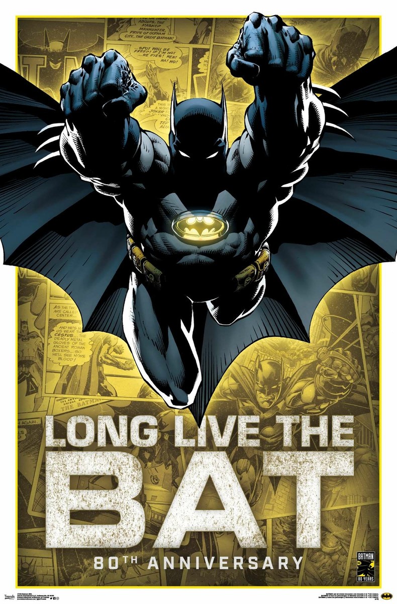 バットマン BATMAN 80th 80周年記念 特大ポスター DC Comics - Batman - 80th Anniversary Poster | eBay