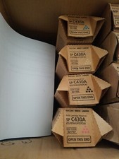 Genuine Ricoh Savin Lanier Toner SET SP C430A 821106, 821105, 821107, 821108